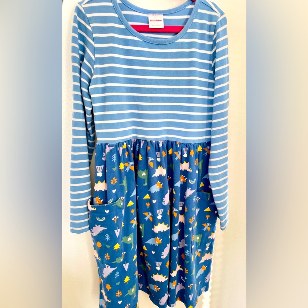 Mixie dress dinosaurs sz 130